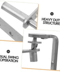 Self Closing Stainless Steel Swing Door Hinge For Double Doors And Cabinets, Heavy Duty, Rust Resistant, Bidirectional Self Return For Saloon Doors, Bar And Kitchen Passages, Durable And Easy Install, heavy duty structure and dual swing