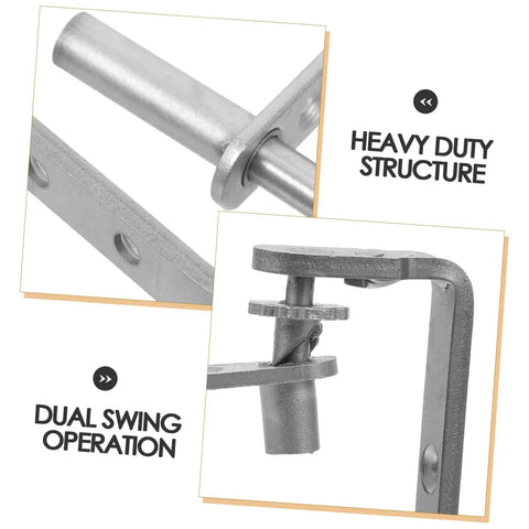 Self Closing Stainless Steel Swing Door Hinge For Double Doors And Cabinets, Heavy Duty, Rust Resistant, Bidirectional Self Return For Saloon Doors, Bar And Kitchen Passages, Durable And Easy Install, heavy duty structure and dual swing