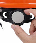 Person adjusting 4 Point Hard Hat Replacement Suspension With Ratchet Adjustable Knob Fit For Universal Construction Helmets.