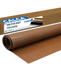 Sublimation Heat Press Cover Sheet Pro Grade 39 Inch by 15 Foot PTFE Teflon Fiberglass Fabric Roll in packaging