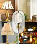 Various lamp designs including table and floor styles with gold socket hardware in a bright room setting. Top Shelf Lamp Making Kit Featuring Extra Long Twelve Foot Cord And Slick Gold Socket Hardware Built For Zero Mess Table Or Floor Lamp Fixes And Hands On Creative Lighting Upgrades.