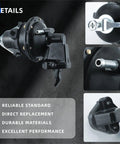 Beefed Up Marine Fuel Pump For Sterndrive Engines 2.5L 3.0L 3.7L Replaces 42725A3 861676A1 close-up details