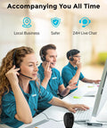 Customer service team at computer, related to Pan Tilt Security Camera For Baby Monitor With Phone App No Brainer 2 Pack Includes 2 Free 32GB SD Cards 1080P WiFi Indoor Pet Camera 360 Degree Home Surveillance With Motion And Sound Alerts Two Way Audio.