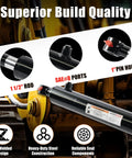 Heavy Duty Double Acting Hydraulic Cylinder By Kingway with 1.5 inch rod, SAE#8 ports, and 1 inch pin hole for robust applications.
