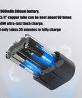 2000mAh lithium battery for Professional Grade Electric Pipe Bender For Soft Copper And Aluminum Hydraulic Tool Kit, quick charge.