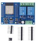 ESP Relay Module Two Channel 5V Relay Board with 4MB Flash and Stable IO Pins for DIY Home Automation Projects
