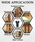 Heavy Duty Cabinet Door Repair Pins And Damper Replacement Clips With Retractable Shelf Support Brackets Quick Swap Fix for various cabinets.
