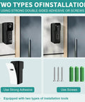 Anti Theft Angle Mount For Blink Video Doorbell 2025 2nd Gen With Adjustable Wall Bracket Weatherproof Cover 45 Degree Swivel