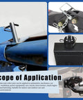 216 Piece PTO Pin And Cotter Pin Kit Glarks With R Clips And Needle Nose Pliers for Trucks and Lawn Mowers installed view