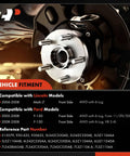 Front Wheel Bearing And Hub Assembly With ABS For Ford F 150 F150 2005 2006 2007 2008 And Lincoln Mark LT 2006 2007 2008 6 Lug