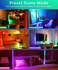 2 Pack RGB Corner Floor Lamp Set For Living Room, Lit Dream Color Changing LED Mood Lighting in various settings