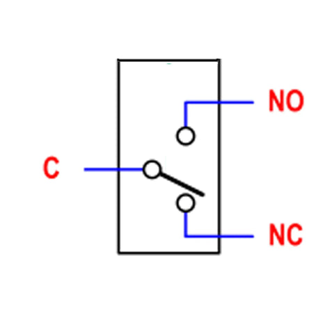 Wiring diagram for Black Gate Opener Limit Switch Compatible With AC1400 And AC2000 AR1450 AR2050 Models; control circuit shown.