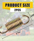 Two Pack Transaxle Spring 034-9080-00 For Bad Boy Mowers ZT Elite Replacement Part Gold Color 2pcs 2.1in spring