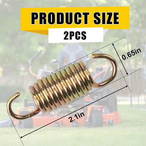 Two Pack Transaxle Spring 034-9080-00 For Bad Boy Mowers ZT Elite Replacement Part Gold Color 2pcs 2.1in spring