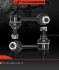 Rear Sway Bar End Links Set For Dodge Journey 2009-2018, 2 Pack Stabilizer Bar Link Replacement For Rear Suspension in black steel