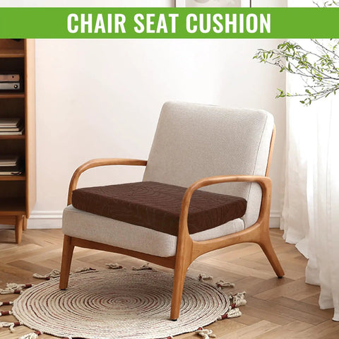 Comfy Long Sitting Recliner Cushion For Elderly Seniors 20x20x3 Inch Thick Foam Seat Pad With Soft Tufted Layer No Thigh Pressure