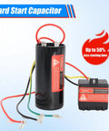 Hard Start Kit For 3.5 To 5 Ton Air Conditioners, Fast And Reliable Compressor Startup, includes capacitor and relay