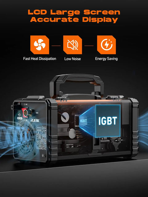 Heavy Duty All In One 3 In 1 MIG Welder For Home Shop 110V Gasless Flux Core MIG Lift TIG And Stick Multi Process Inverter