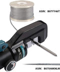 Hydraulic Crimping Tool And Cable Cutter For Stainless Steel Cable Railing Hardware Pro Grade 1 8th To 3 16th Inch DC02 Battery