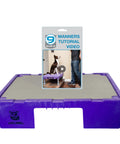KLIMB Jr Dog Training Platform For Behavior Basics With DIY Guide Safe Space To Stop Begging Jumping And Barking Made In The USA Purple