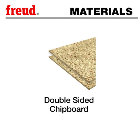 Pro Shop Grade 80mm 20mm Arbor Scoring Saw Blade For Seamless Coated Panel Cutting Featuring Buttery Smooth Split Score Action And Zero Chip Out Cleanup on double sided chipboard material.
