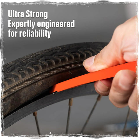 Heavy Duty Bike Tire Levers Two Pack With Steel Core And Anti Slip Grip for fixing mountain road or BMX bike tubeless tires