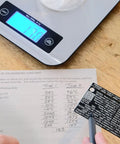 Mini 3 Inch Metal Science Ruler And Multitool With Metric And Imperial Scales Protractor And Compass Nerdy Tech Gear next to scale