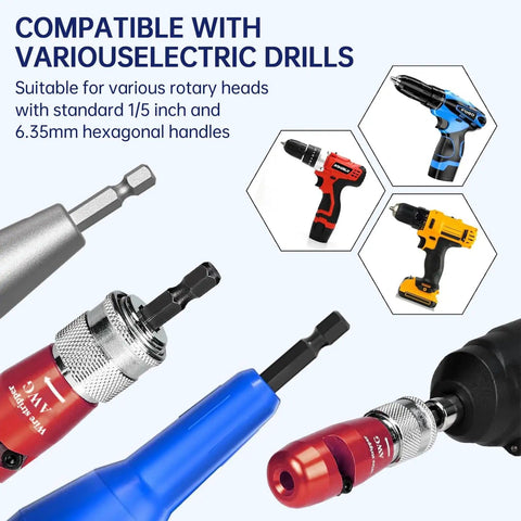 Drill Wire Stripper Twister Tool 2025 Upgraded Wire Stripping And Twisting Connector compatible with various electric drills