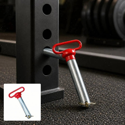 Beefy Gym Rack Pin Locking Insert Pin For Fitness Gear Galvanized Steel with T Handle Quick Release Design in rack system