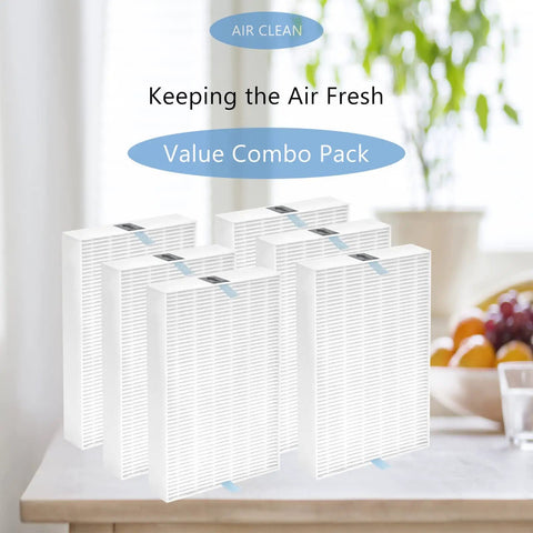 Three Pack Replacement Filter R for HPA300 Air Purifier Compatible with HPA300 Series High Efficiency Filtration No Fuss Fit
