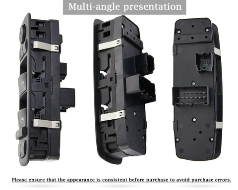 Direct Fit Driver Side Power Window Switch 3 Plus 9 Pin For 2013 2014 2015 Ram 1500 2500 3500 4500 5500 68110866AB side view