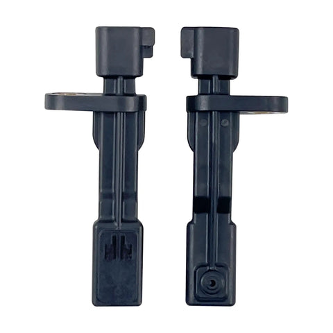 4 Pack ABS Wheel Speed Sensor Set For Jeep Wrangler JK 2007-2018 Front And Rear Plug-And-Play Direct Fit Replacement For OE 68003281AC 52125003AA And Other OE Numbers Keeps ABS Readings Sharp And Braking Smooth For Daily Drivers, two black sensors