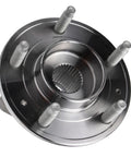 Front Wheel Bearing Hubs 2-Piece Set With 5-Lug Fit For Chevy Malibu 20-22 Equinox 18-24 Trailblazer 21-22 GMC Terrain Close-up