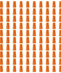 100-piece Orange P3 Spring Insert Twist Caps Wire Connectors Assortment displayed on a white background