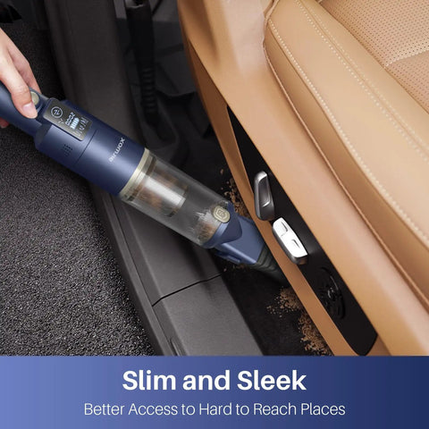 Cordless Handheld Vacuum With 12KPa High Power Suction, Brushless Motor, LED Screen, For Car And Home Cleaning, Ultra Lightweight 1.1 Lb