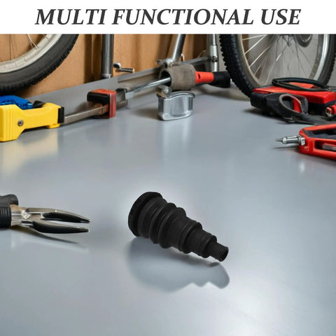 Rugged Rubber Grommet Kit For Automotive Wiring Harnesses And Wire Bundles Fits Three Eighths To One Inch Wires Durable Black Seals For DIY Install And Vehicle Cabling That Works Like A Charm, black rubber grommet on workbench