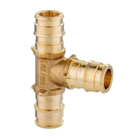 Half Inch Pex A Tubing Bundle 200 Ft Red And Blue With Brass Expansion Fittings Elbow Tee Coupler Pack Of 30, 100 Expansion Rings