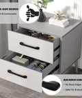 Image of a cabinet with Six Pack Cabinet Pulls 6-1/4 Inch Center-to-Center Slim Square Drawer Handles for kitchen cabinets and dressers.