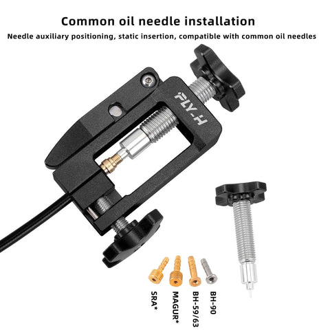 Hydraulic Brake Hose Fitting Insert Tool For Bikes DIY Friendly Needle Driver Insertion Tool Olive Head Press And Brake Line Device