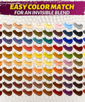 Leather And Vinyl Repair Kit For Tears Holes Scratches And Peeling On Furniture Car Seats And Jackets with color swatches