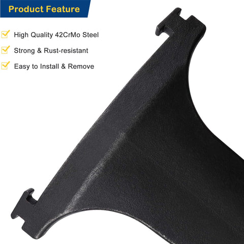 Pro Grade Fuel Tank Lock Ring Tool For Quick Fuel Pump Sender Removal And Installation Universal Car Repair Kit Fits Jeep Wrangler Dodge Ram Chevy Silverado Ford Nissan Hyundai Santa Fe And More, close-up of heat-treated alloy steel material