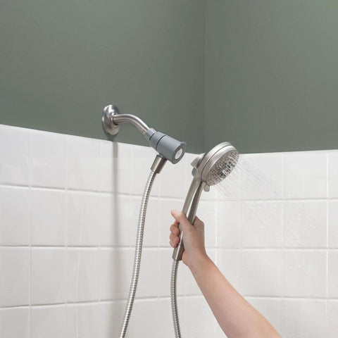 Engage Magnetix Shower Head With Handheld Sprayer, 6 Spray Modes, Magnetic Dock, Easy Install With 60 Inch Hose, Brushed Nickel