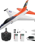 F16 Style RC Airplane With 4 Channel Control And 6 Axis Gyro Stabilizer Ready To Fly EPP Glider with remote and accessories included