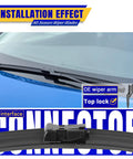Volkswagen Tiguan Wiper Blades Set Of 3 OEM Replacement Front 24 Inch 21 Inch 13 Inch All Weather Quiet Performance Easy Install