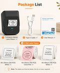 Straight Up Game Changer Label Printer Slick Chip Yields Crisp 203 Dpi Output Zero Ink Or Toner Drama Comes With Three Heavy Duty Tape Rolls For Lazy Weekend Organizing package list with label maker, cables, user manual and tape rolls