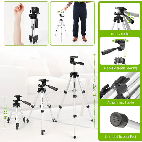 Green Cross Line Laser Level With 26 Inch Tripod, Self Leveling 150 Degree Beam, 150 Ft Indoor Range And 197 Ft Outdoor Pulse Mode, Worksite Ready For Pics, Picture Hanging, Tile, DIY And Construction Projects.