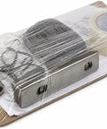 Top Shelf 4 Pack Stretch Wrap Rolls 5 Inches Wide 1000 Feet Long 80 Gauge Clear Cling Plastic Film With Extended Core Handle For Packing Gear And Moving Stash Securely, wrapped packing supplies.