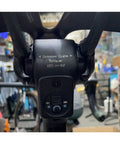 Seatpost Saddle 7x9 Clamp Ear With Titanium Bolt Kit for Carbon Rails Upgrade installed on a bicycle seatpost close-up.