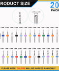 Micro Drill Bit Set 0.1mm To 3mm In 30 Pcs, Tungsten Carbide Bits With 135 Degree Point for precise drilling projects