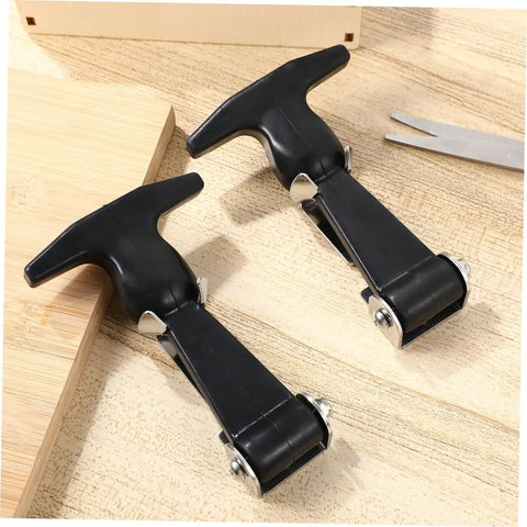 Stainless Steel Rubber T Handle Draw Latches 2 Pack For Tool Boxes Cabinets And Equipment Heavy Duty Grip And Easy Install Versatile Latch